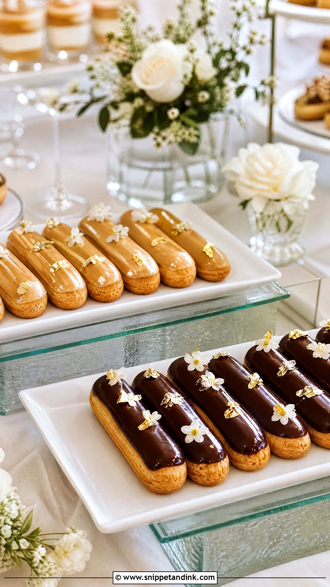 Eclairs - Snippet and Ink - 20 Wedding Dessert Ideas