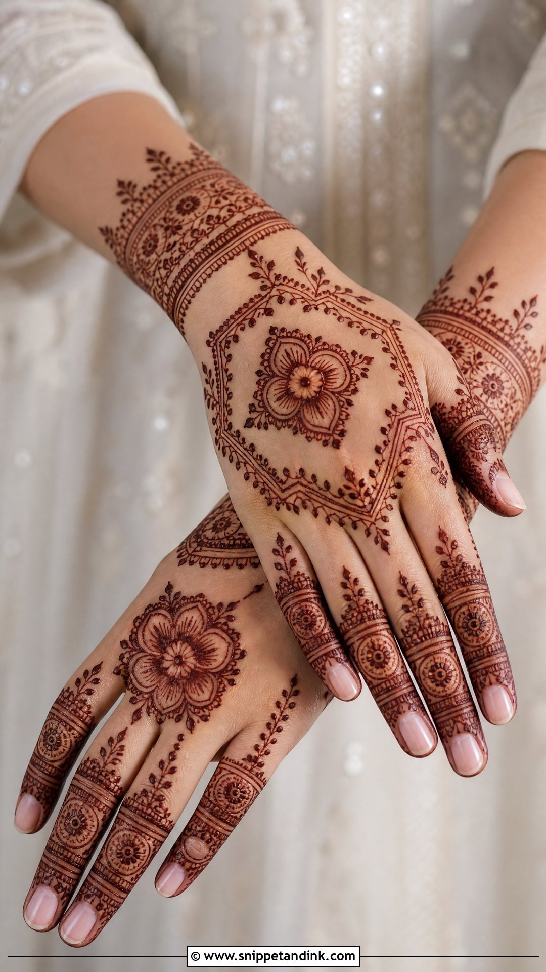Editable Canva Mehndi Invitation Card Template - Snippet and Ink - 25 Mehndi Invitation Cards Template Ideas