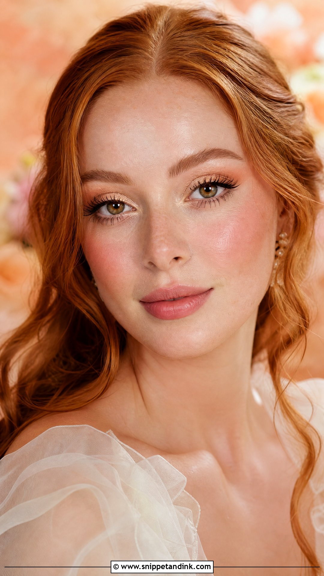 Editorial Blush Bridal Makeup - Snippet and Ink - 20 Alternative Bridal Makeup Ideas