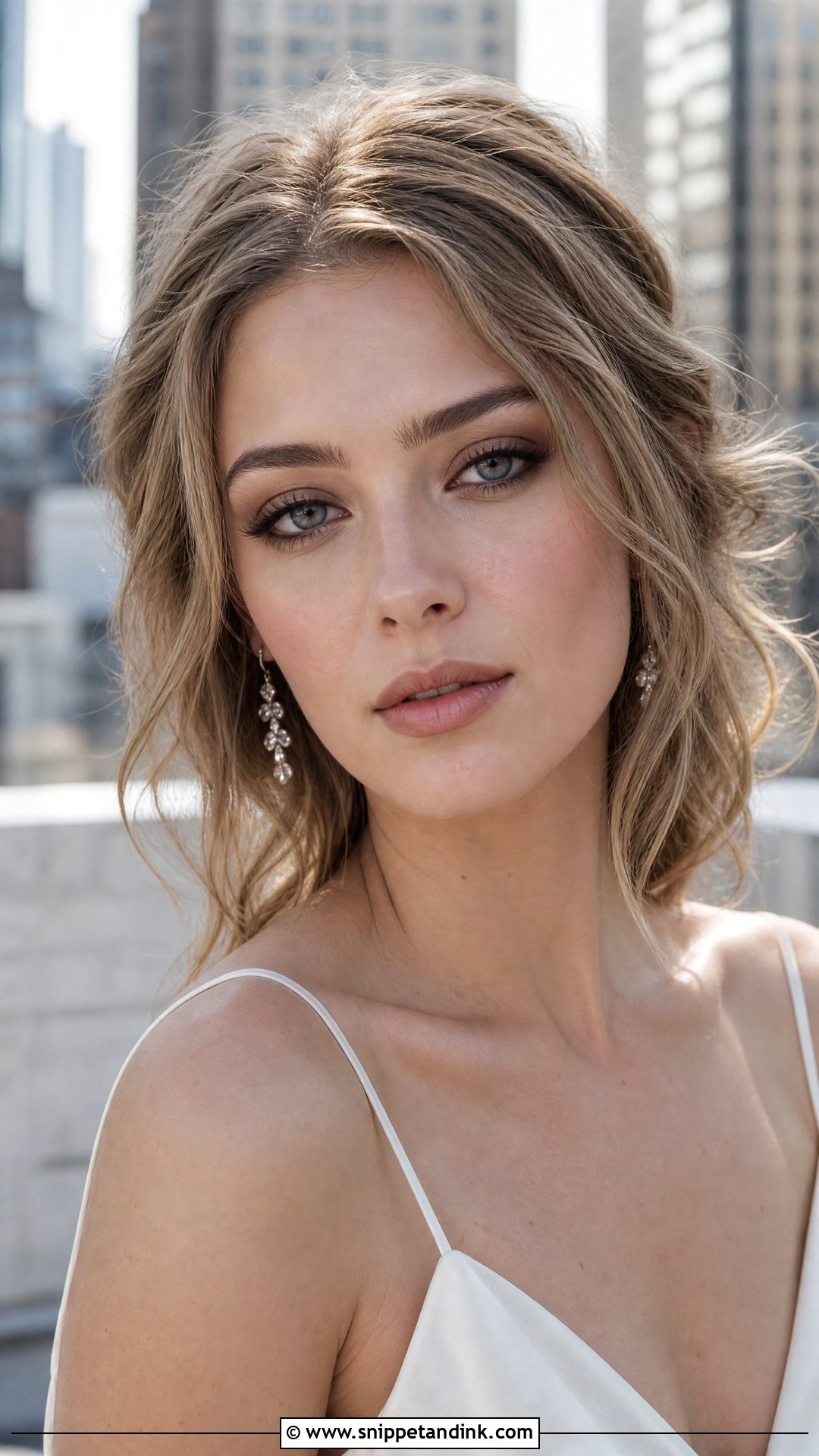 Editorial Bridal Makeup With Soft Grunge Eye - Snippet and Ink - 20 Editorial Bridal Makeup Ideas
