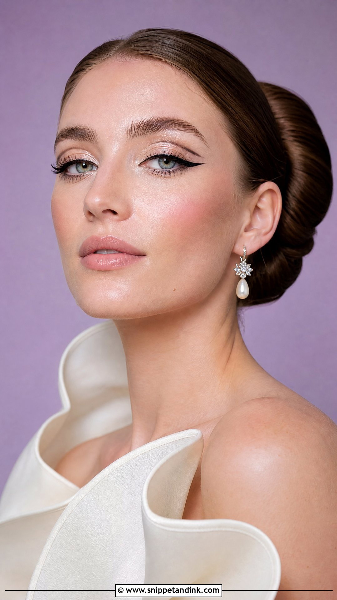 Editorial Bridal Makeup - Snippet and Ink - 20 Edgy Bridal Makeup Ideas