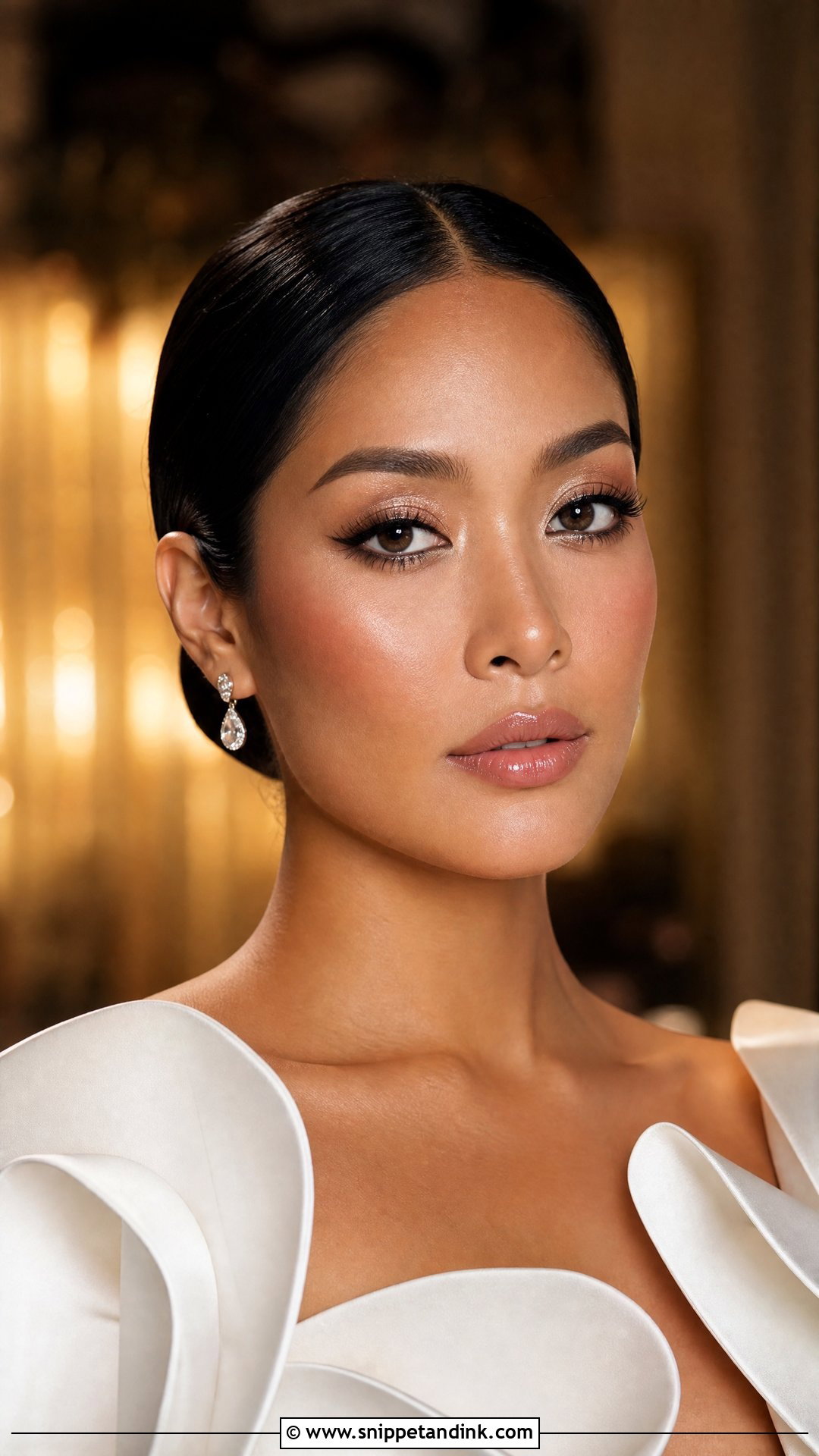 Editorial Glam Wedding Makeup - Snippet and Ink - 30 Glam Wedding Makeup Ideas