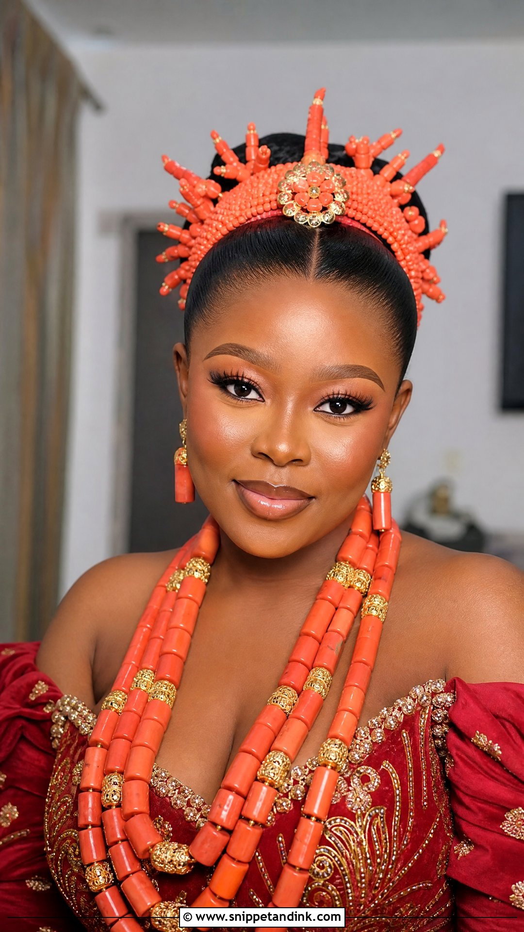 Edo Okuku With Sleek Front - Snippet and Ink - 15 Edo Bride Hairstyle Ideas