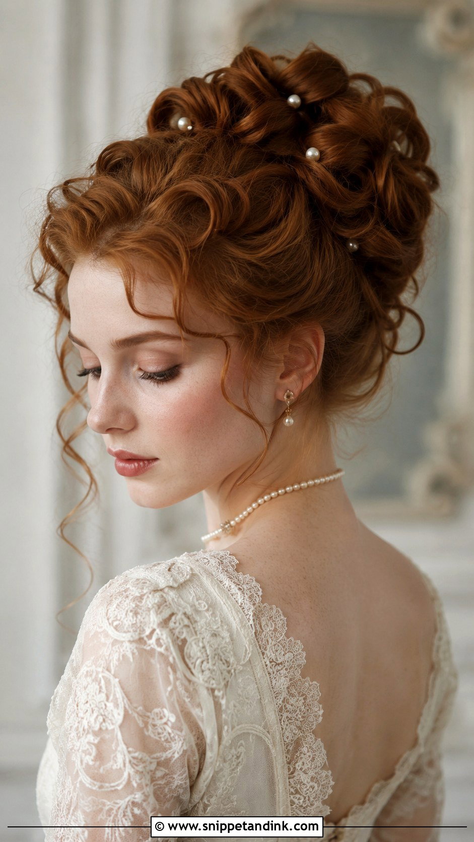 Edwardian Curls Updo - Snippet and Ink - 25 Bridal Updos for Long Hair