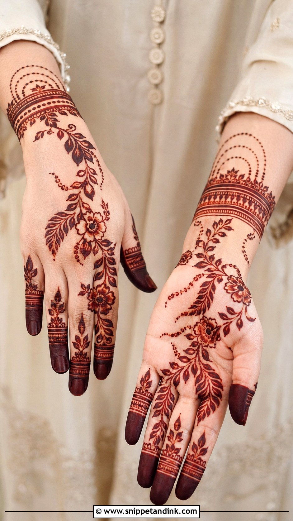 Eid Aesthetic Mehndi Design - Snippet and Ink - 35 Aesthetic Mehndi Designs