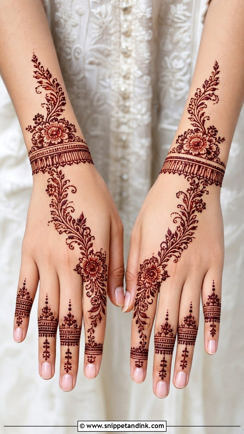 Eid Back Hand Mehndi Design Simple - Snippet and Ink - 30 Simple Back Hand Mehndi Design Ideas