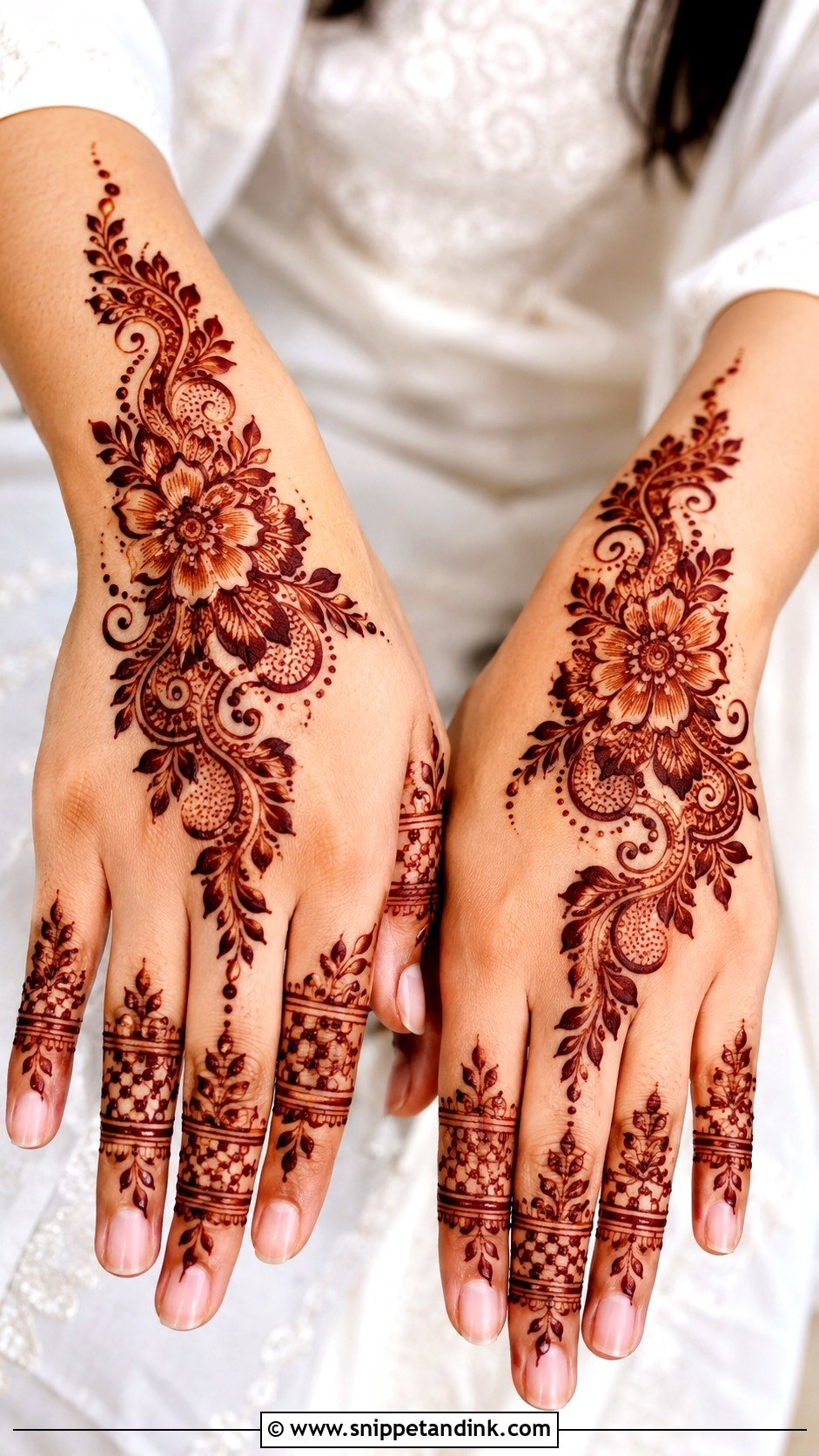 Eid Bharwa Mehndi Design - Snippet and Ink - 30 Bharwa Mehndi Designs