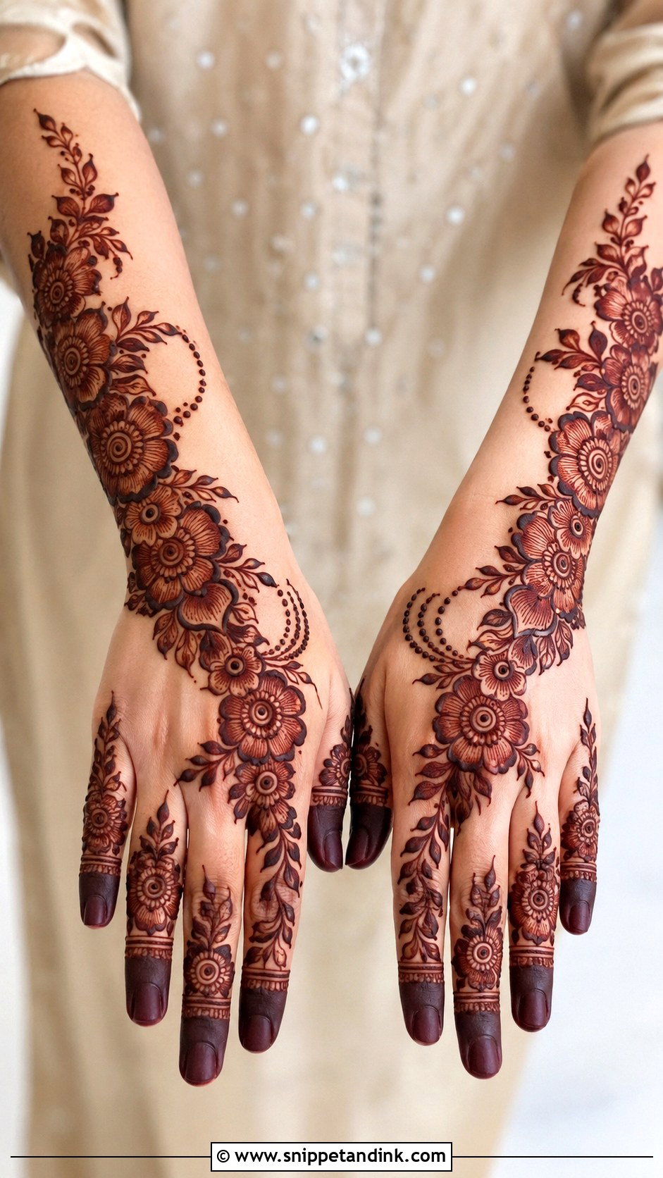 Eid Hand Mehndi Design - Snippet and Ink - 35 Hand Mehndi Designs