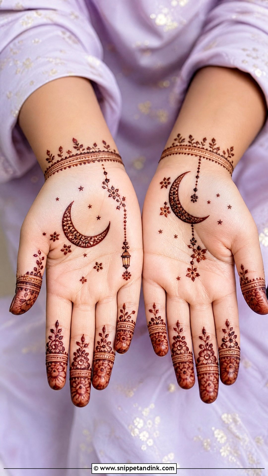 Eid Kids Mehndi Design - Snippet and Ink - 25 Small Kids Mehndi Designs
