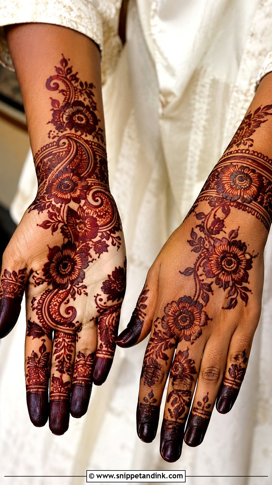 Eid Mehndi Design For Dark Skin - Snippet and Ink - 35 Mehndi Designs for Eid