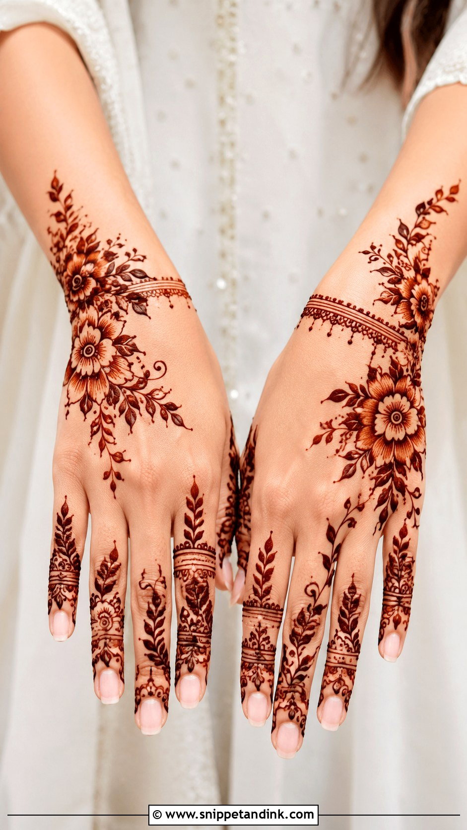 Eid Mehndi Design For Hands - Snippet and Ink - 35 Mehndi Designs Book