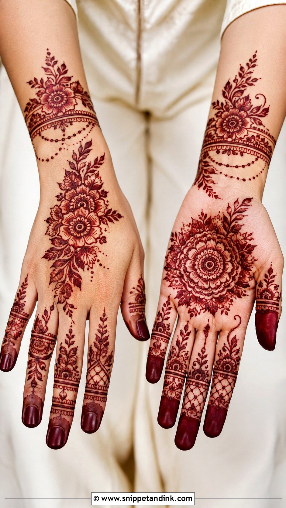 Eid Mehndi Design For Hands - Snippet and Ink - 35 Trendy Mehndi Designs