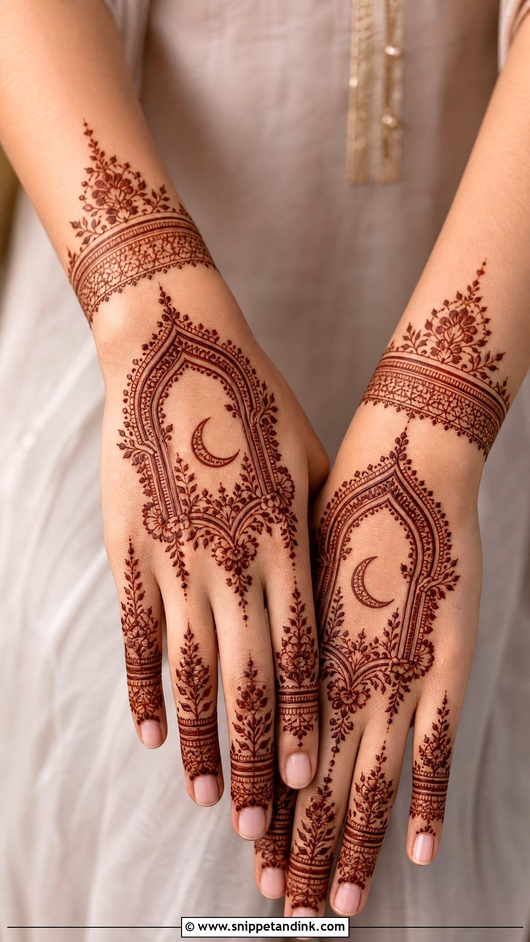 Eid Mehrab Mehndi Design - Snippet and Ink - 30 Mehrab Mehndi Design Ideas