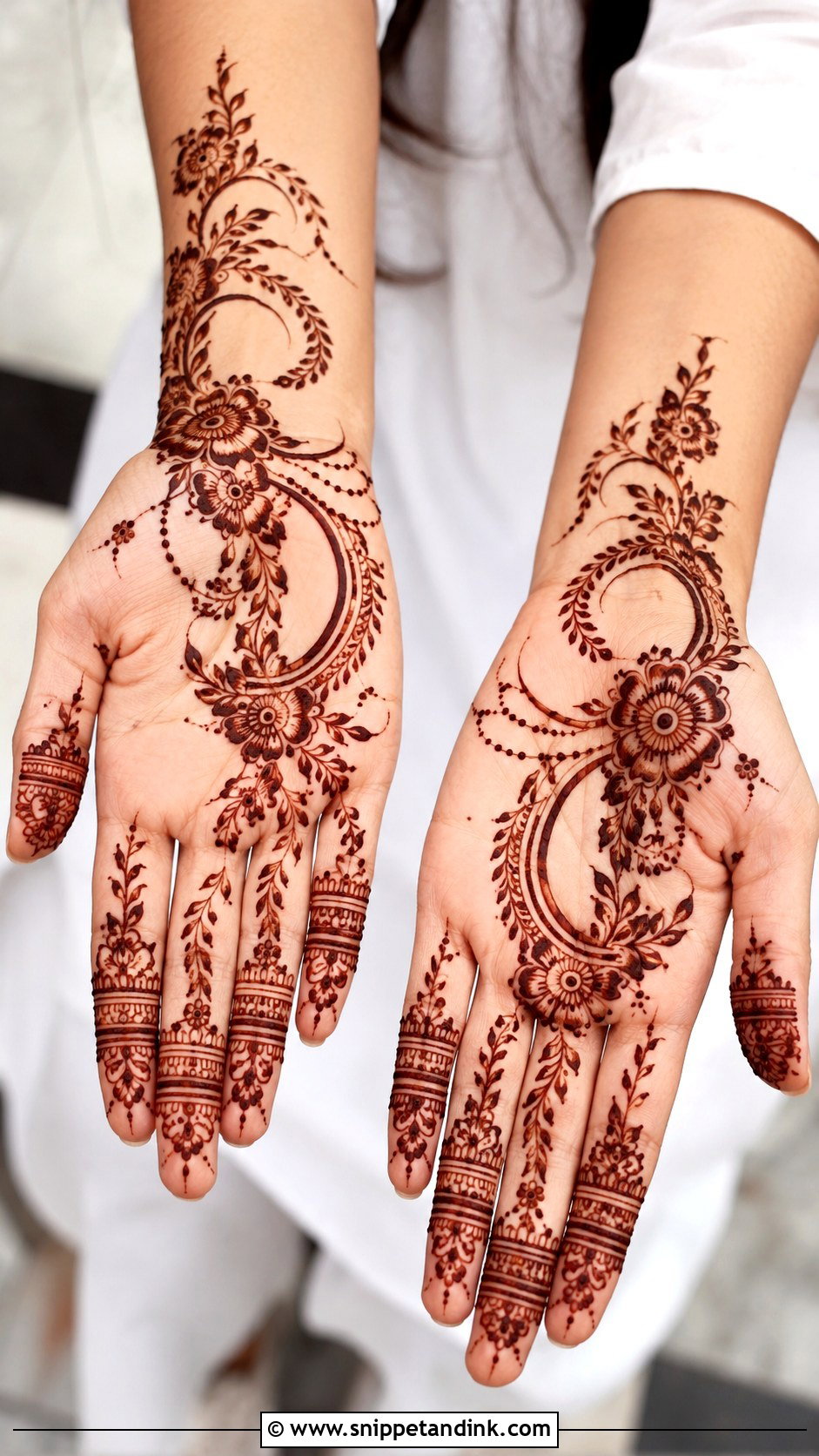 Eid Palm Mehndi Design - Snippet and Ink - 35 Unique Palm Mehndi Design Ideas