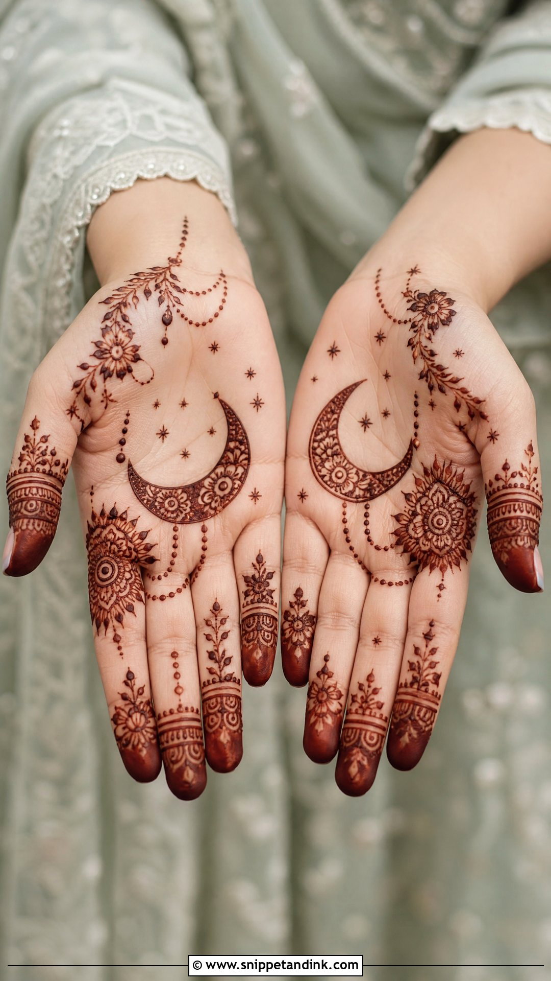 Eid Palm Mehndi Design - Snippet and Ink - 30 Beautiful Palm Mehndi Design Ideas