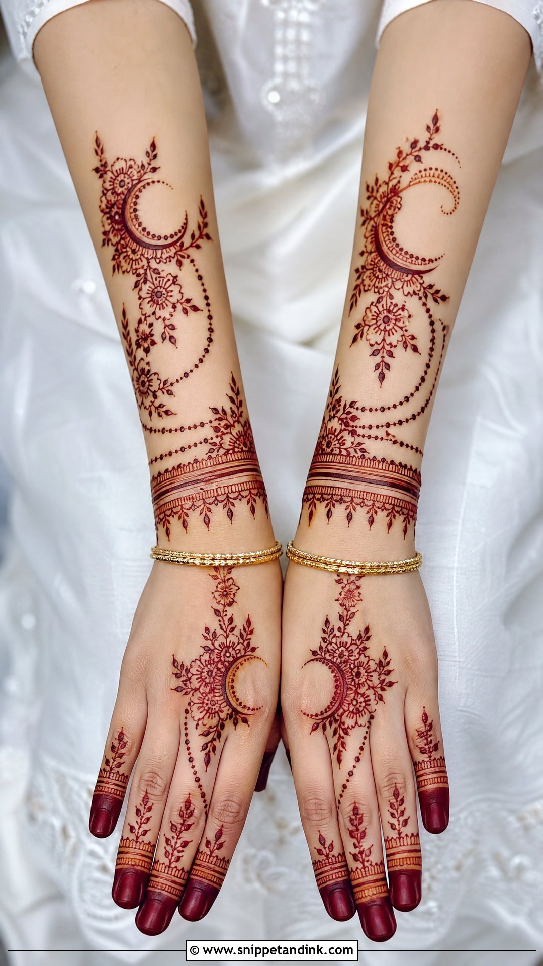 Eid Wrist Mehndi Design - Snippet and Ink - 30 Wrist Mehndi Designs
