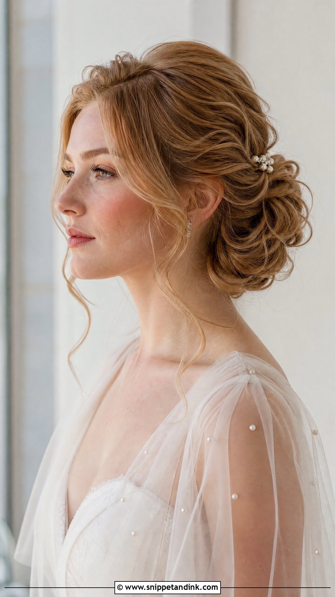 Elegant Brautfrisur Textured Bun - Snippet and Ink - 15 Brautfrisur Elegant