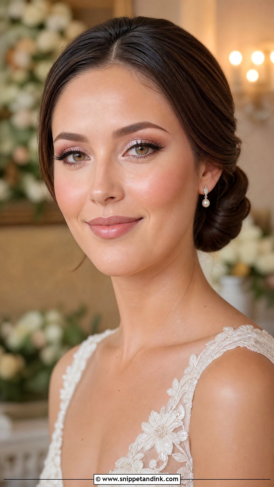 Elegant Bridal Makeup For Brown Eyes - Snippet and Ink - 25 Glowy Bridal Makeup for Brown Eyes