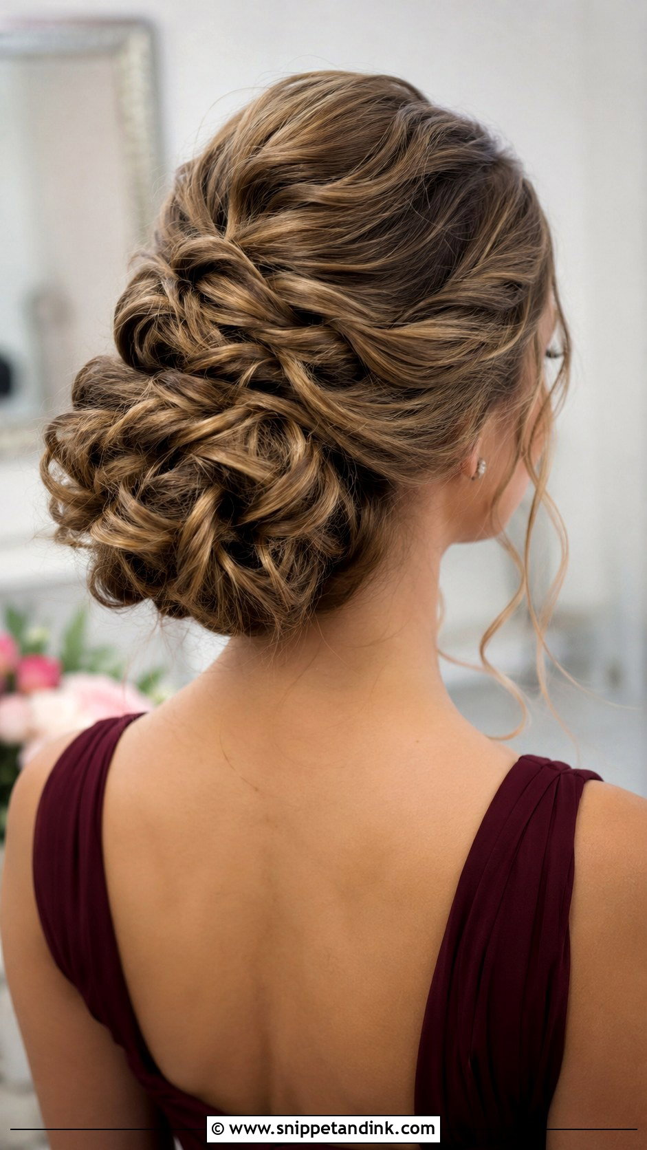 Elegant Bridesmaid Updo For Long Hair - Snippet and Ink - 20 Wedding Hairstyles for Bridesmaids Updo