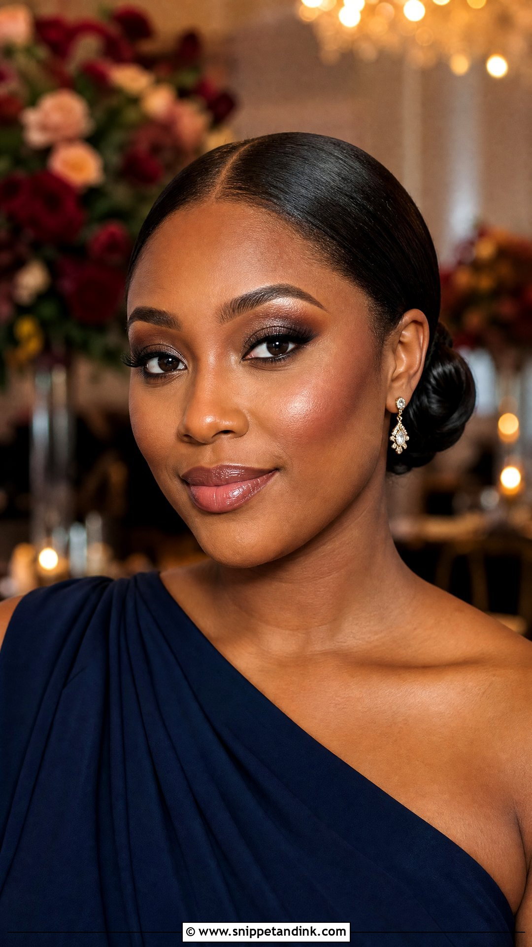 Elegant Evening Wedding Guest Makeup - Snippet and Ink - 20 Easy Makeup for Wedding Guest Ideas