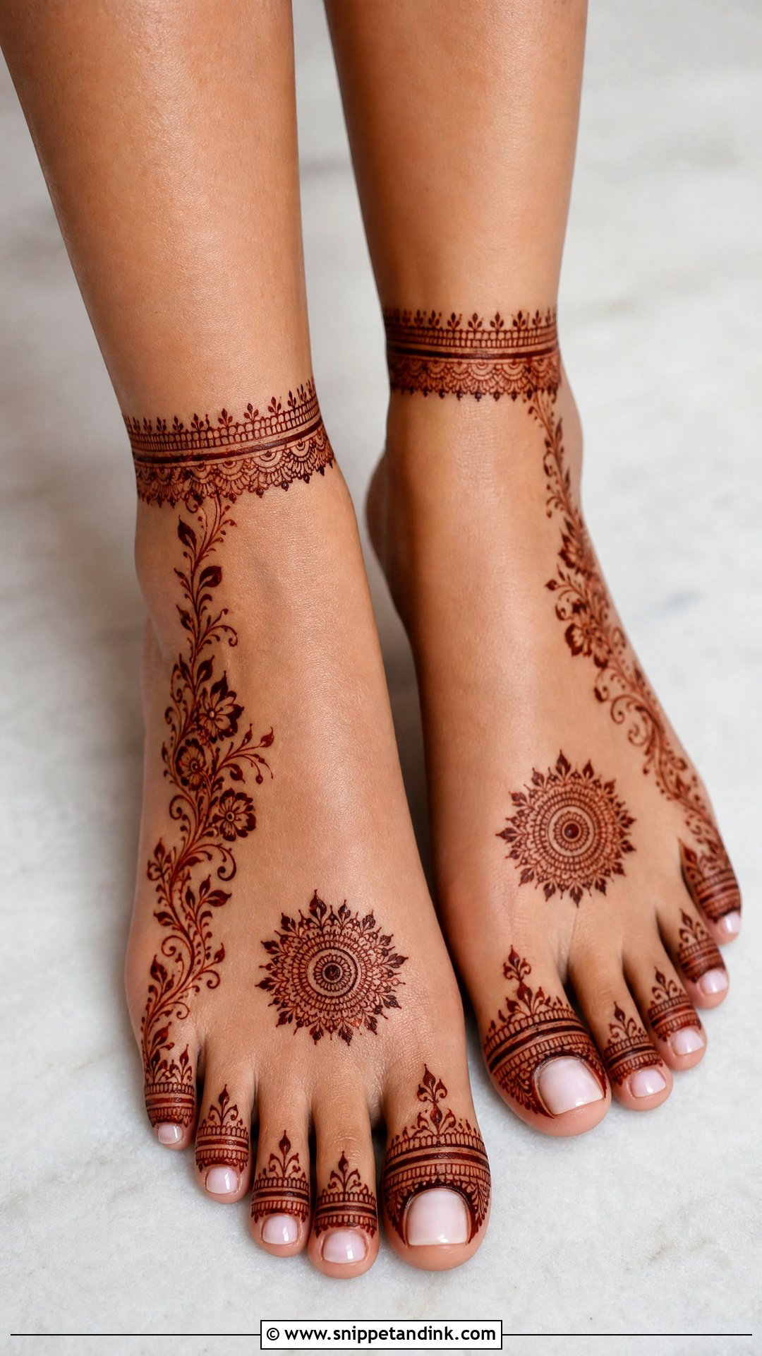 Elegant Foot Mehndi Design For Wedding - Snippet and Ink - 20 Mehndi Design for Best Friend Wedding Ideas