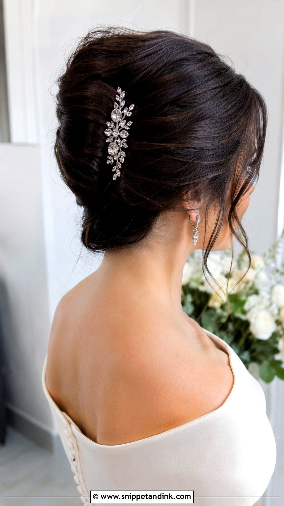 Elegant French Twist - Snippet and Ink - 25 Natural Wedding Hairstyles