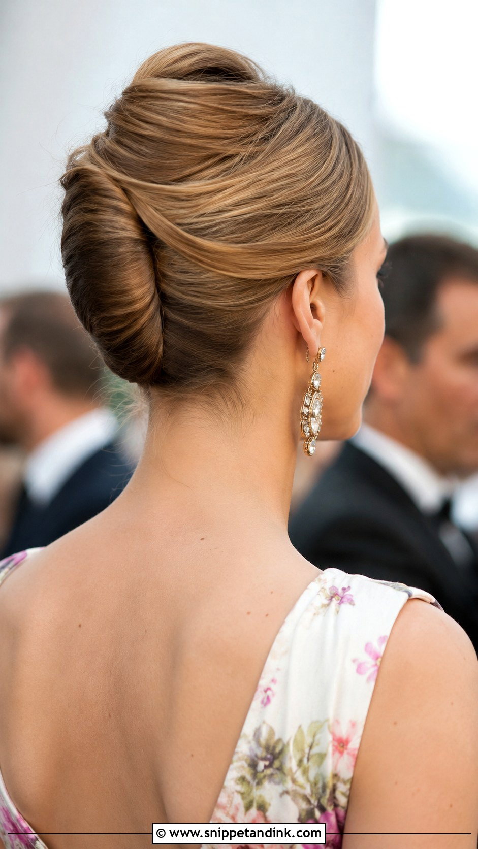 Elegant French Twist - Snippet and Ink - 25 Summer Wedding Guest Hair Ideas