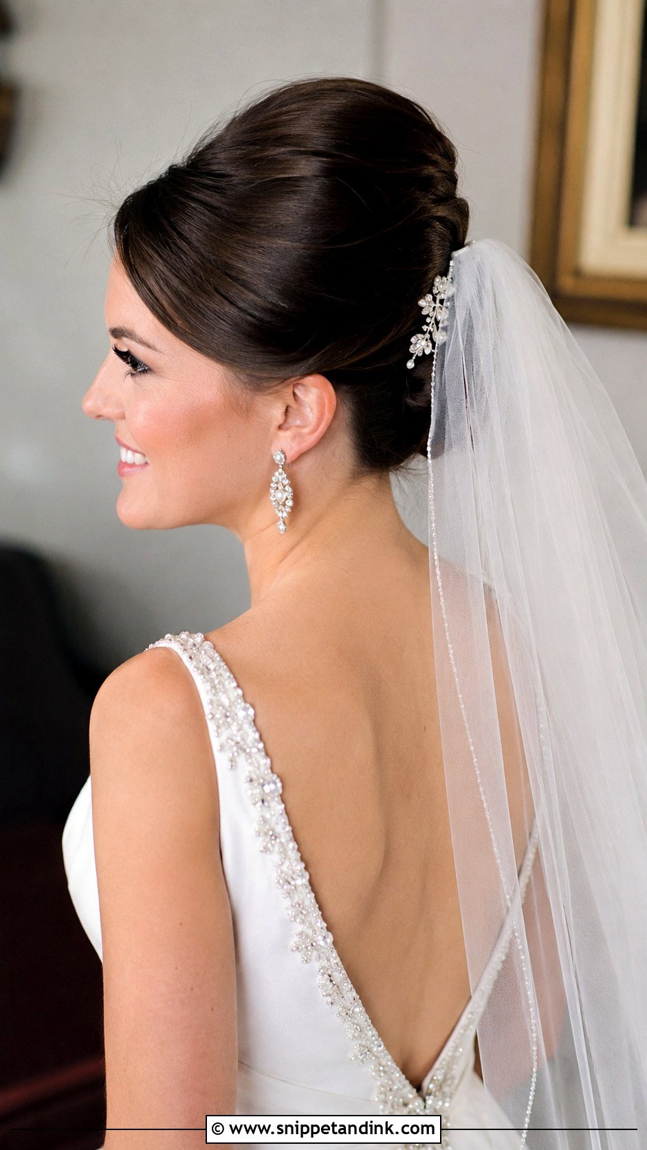 Elegant French Twist - Snippet and Ink - 20 Easy Bridal Hair Ideas