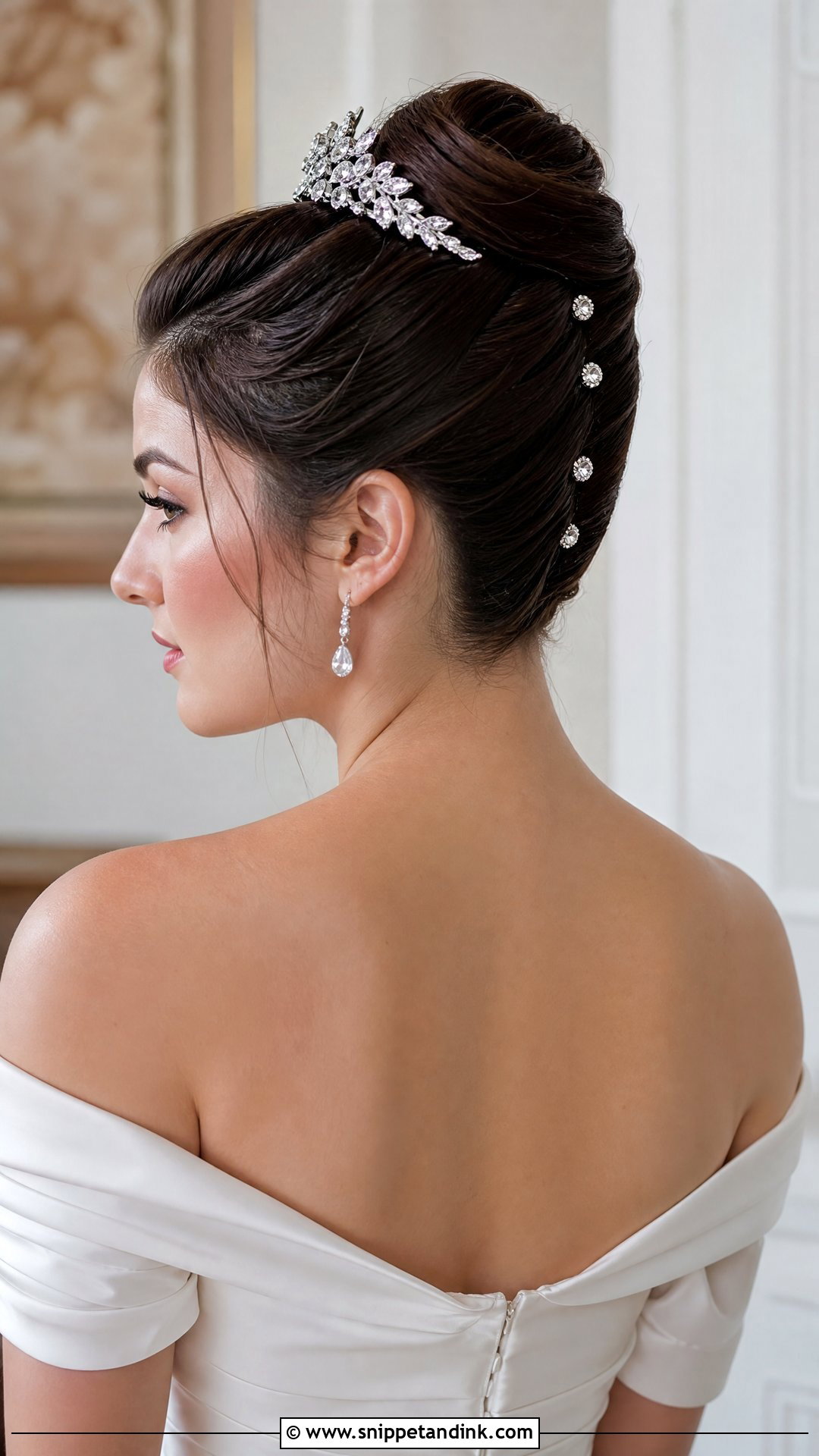 Elegant French Twist - Snippet and Ink - 20 Princess Wedding Hair Ideas