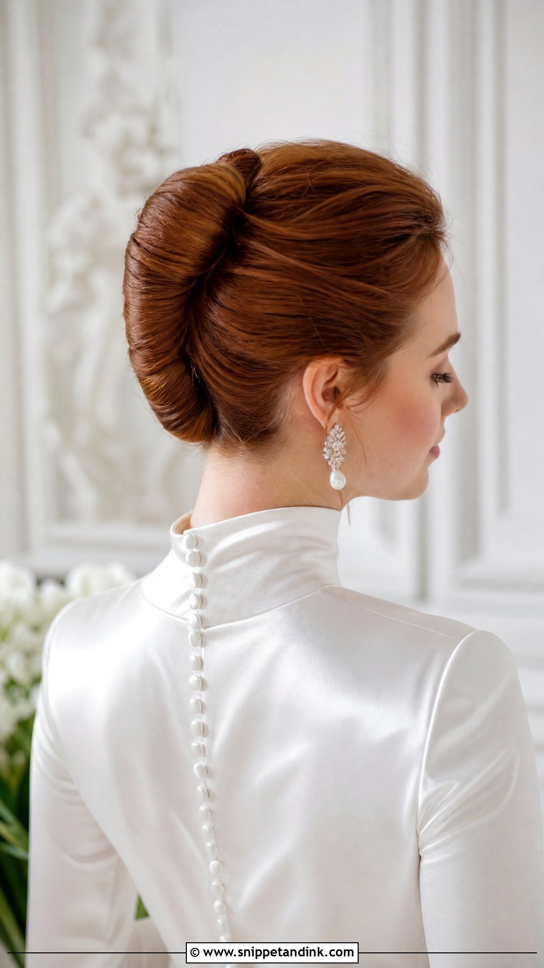Elegant French Twist - Snippet and Ink - 20 Wedding Hair Design Ideas