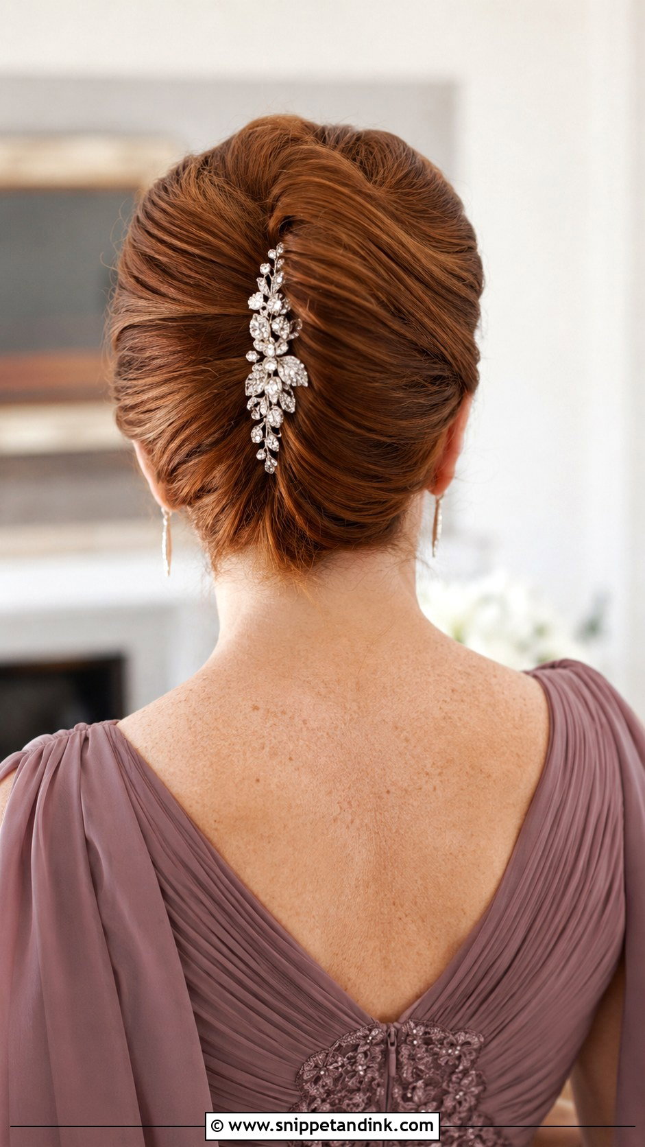 Elegant French Twist Updo - Snippet and Ink - 25 Mother of the Groom Hairstyles Over 50