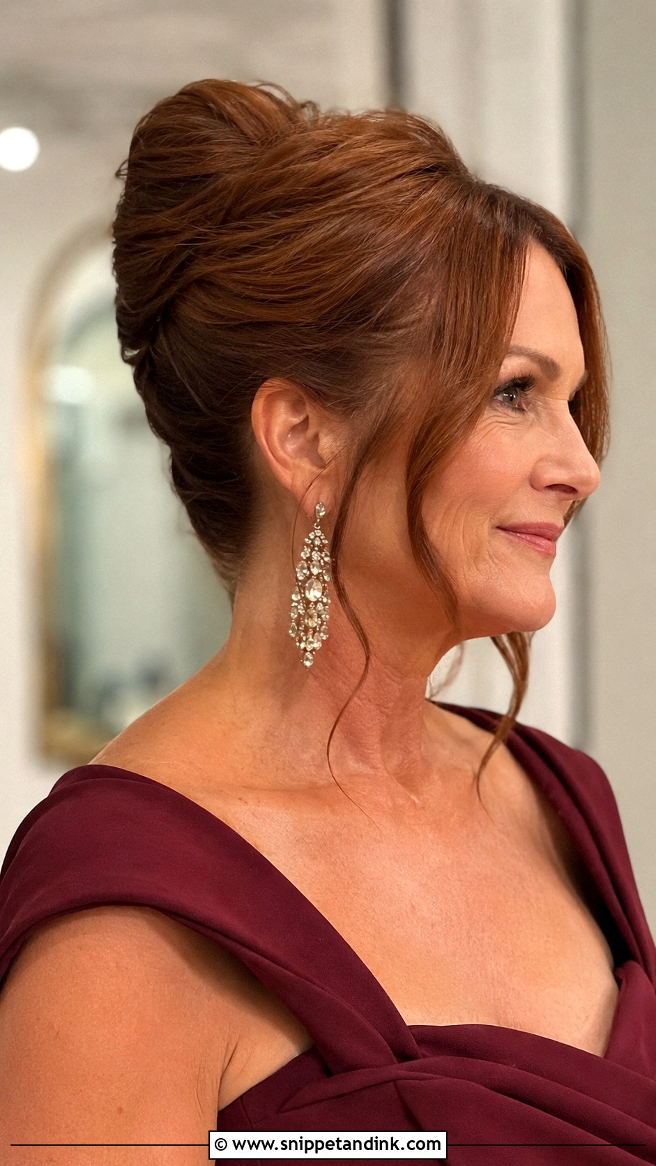 Elegant French Twist for Mother of the Bride - Snippet and Ink - 20 Hair Styles for Mother of the Bride