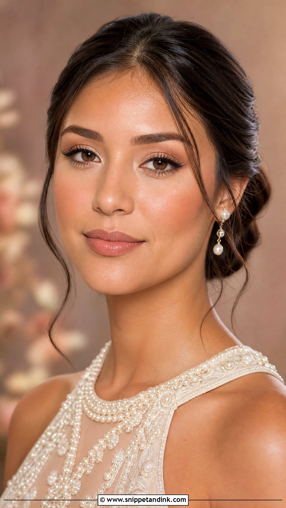 Elegant Nude Bridal Makeup - Snippet and Ink - 20 Nude Makeup Bridal Look Ideas