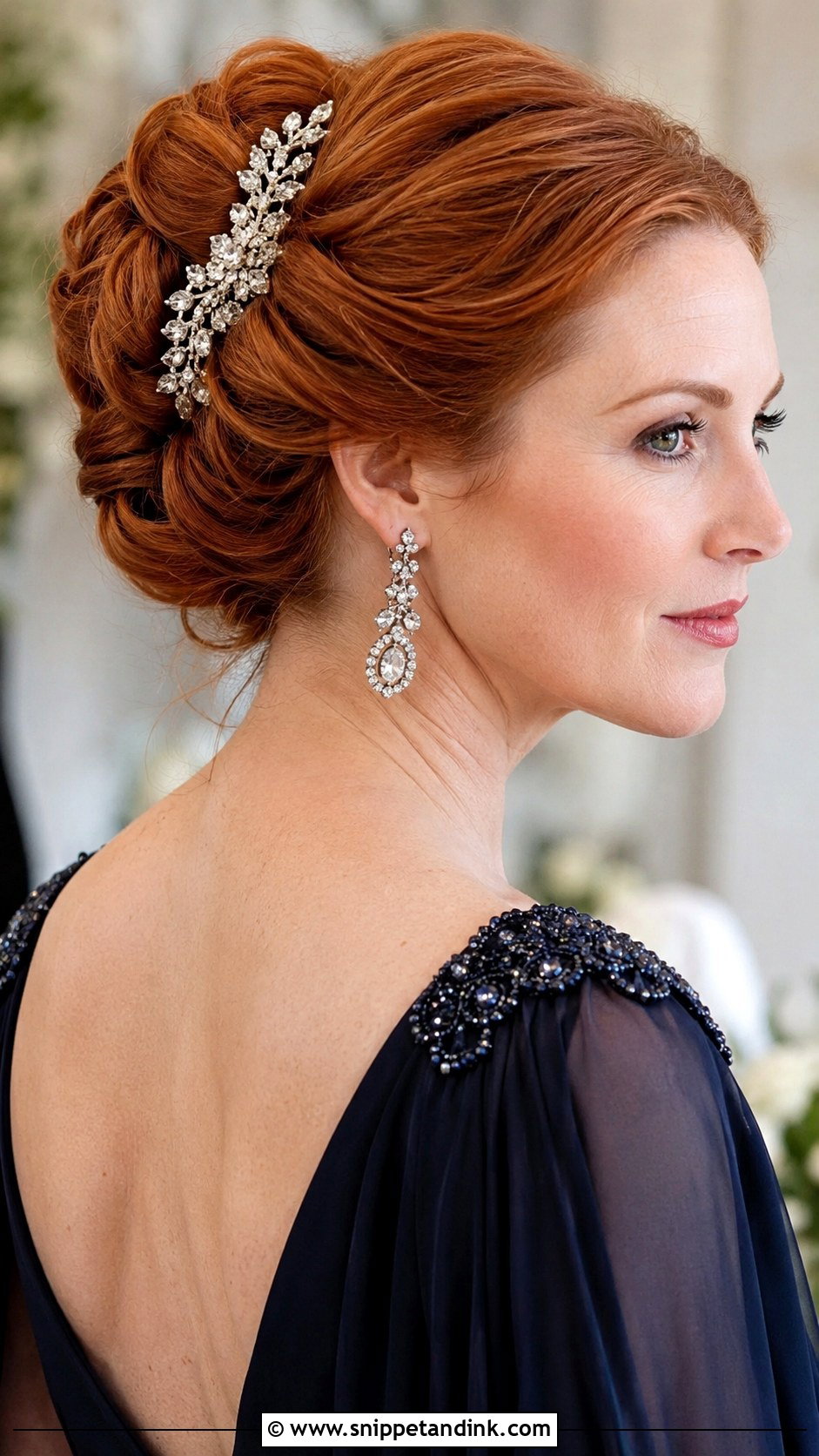 Elegant Rolled Updo - Snippet and Ink - 30 Bridal Hair Updo Ideas