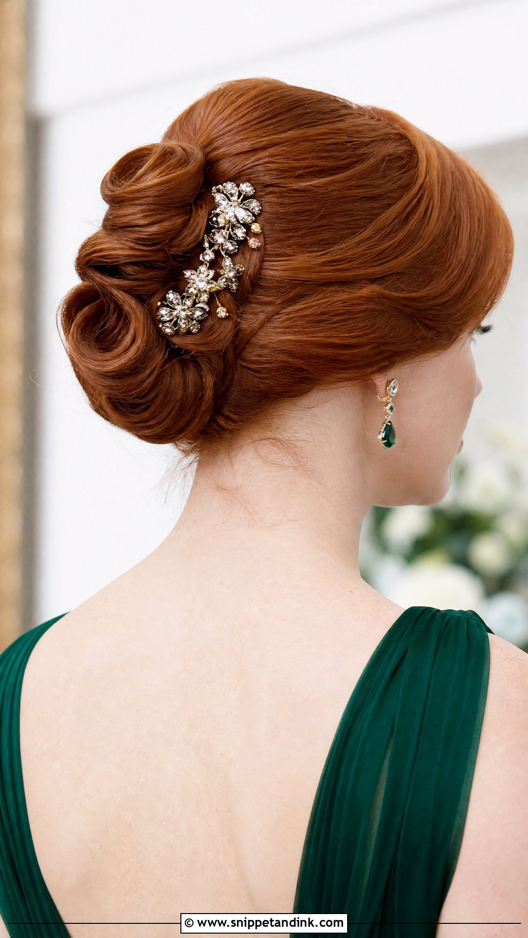 Elegant Rolled Updo - Snippet and Ink - 20 Mother of the Bride Updo Hairstyles