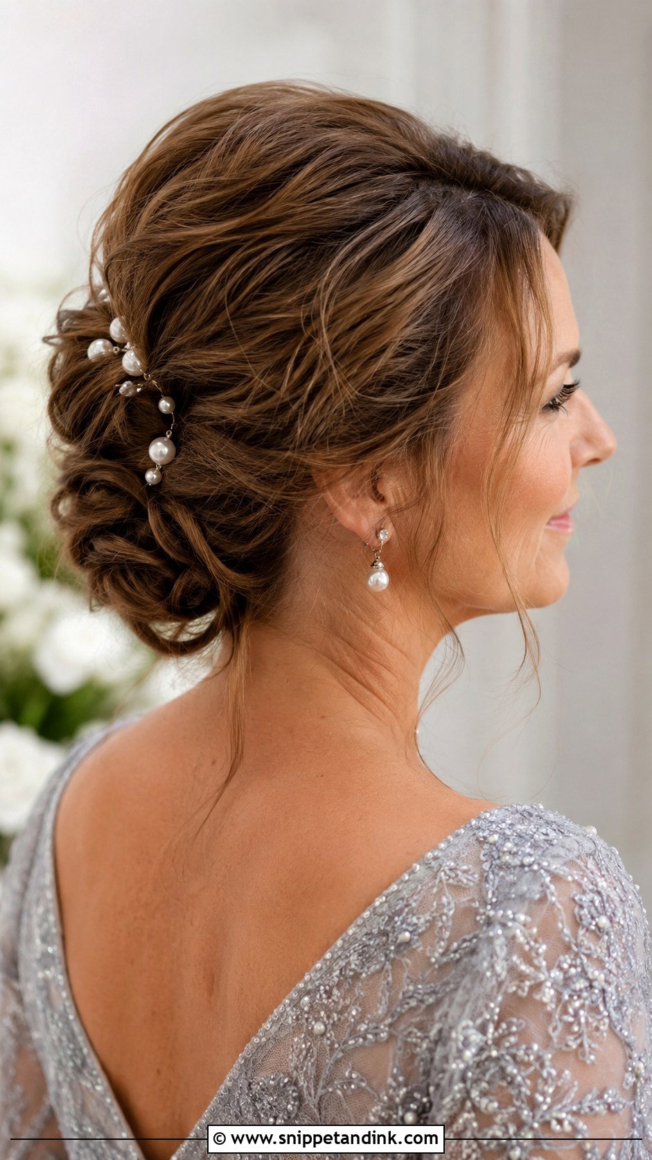 Elegant Updo for Fine Hair - Snippet and Ink - 25 Mother of Bride Wedding Hair Ideas