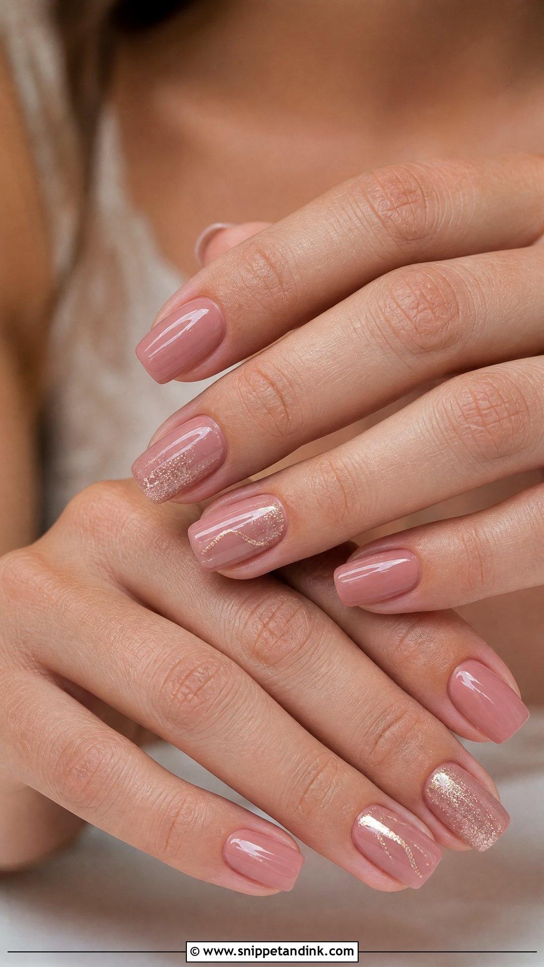 Elegant Wedding Guest Nails - Snippet and Ink - 25 Wedding Nails Inspiration