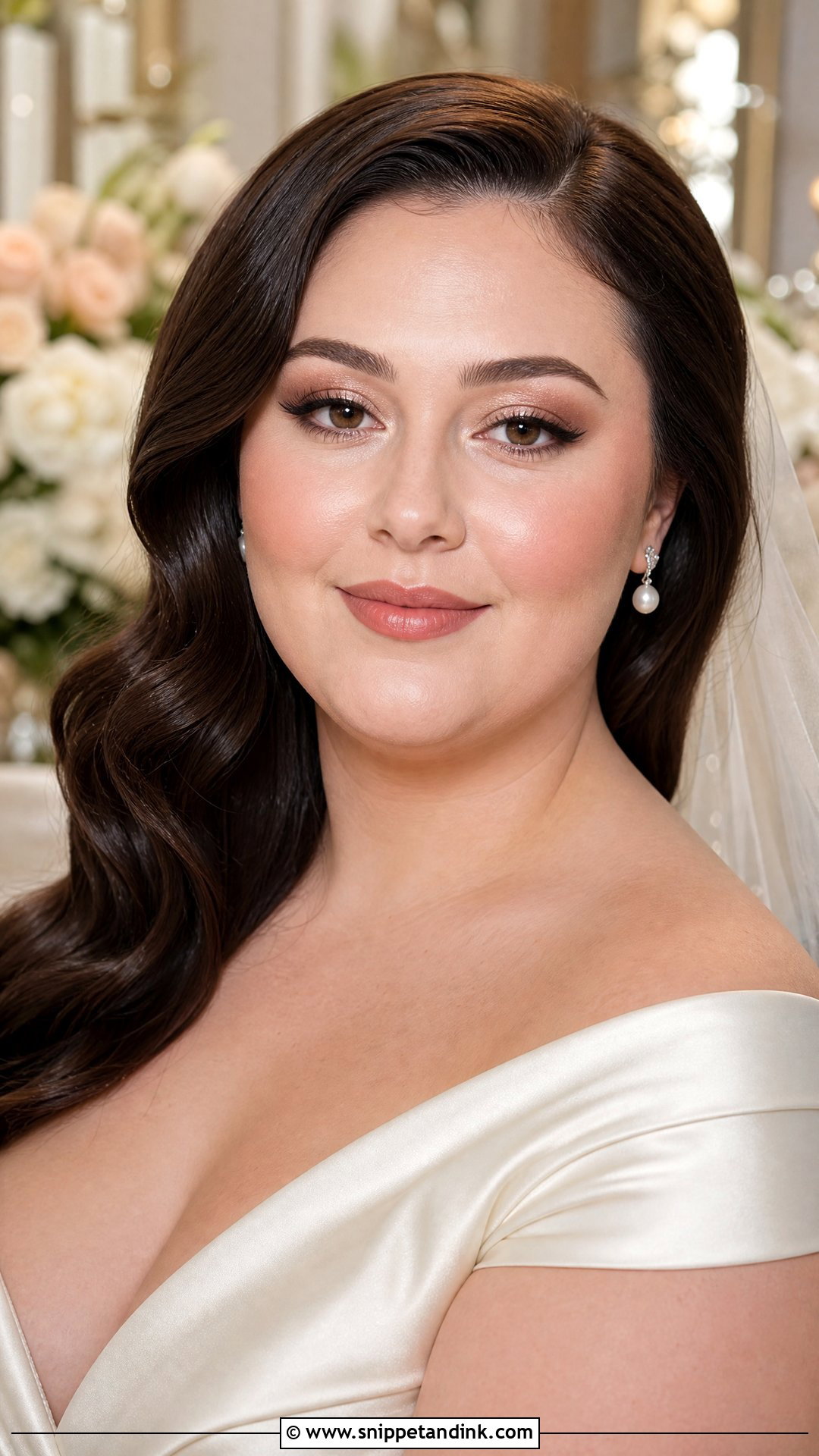 Elegant Wedding Makeup For Round Face - Snippet and Ink - 20 Wedding Makeup for Round Face Ideas