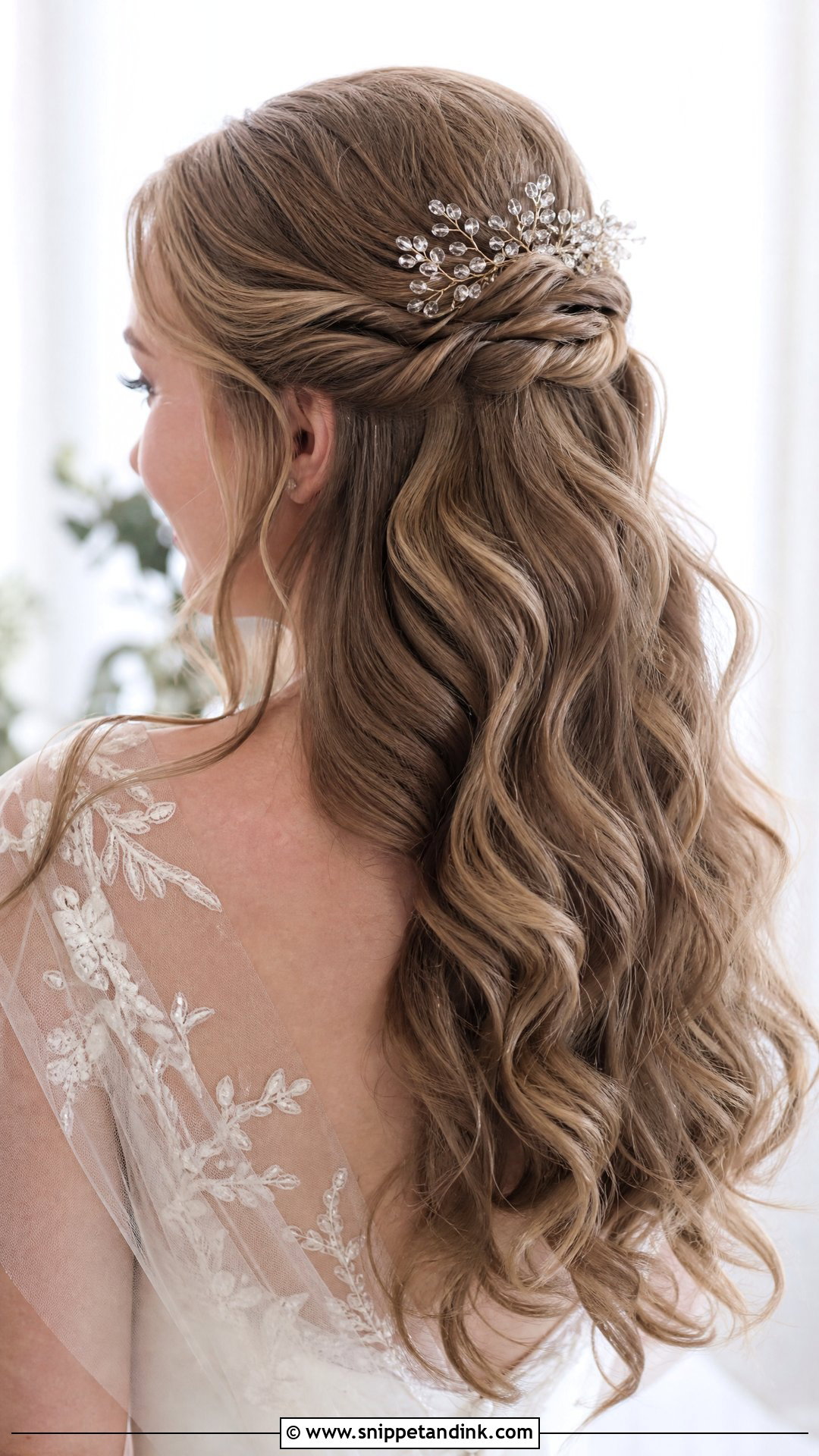 Elf Wedding Hair Half Up Half Down - Snippet and Ink - 15 Elf Wedding Hair Ideas