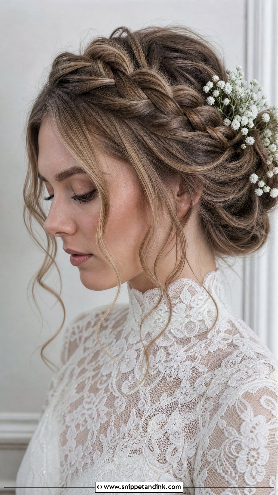Elf Wedding Hair With Crown Braid Updo - Snippet and Ink - 15 Elf Wedding Hair Ideas