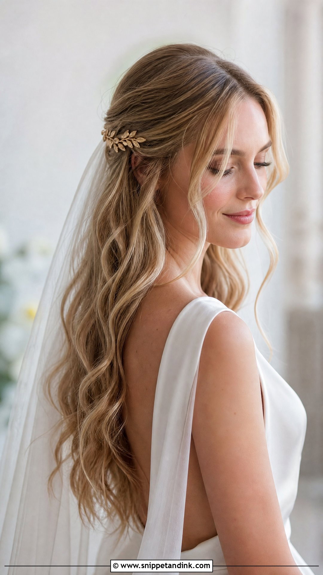 Elf Wedding Hair With Loose Waves - Snippet and Ink - 15 Elf Wedding Hair Ideas
