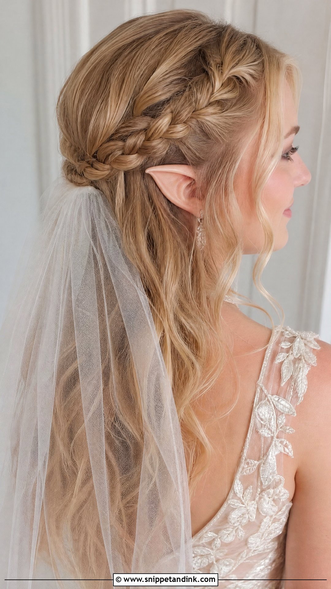 Elf Wedding Hair With Veil - Snippet and Ink - 15 Elf Wedding Hair Ideas