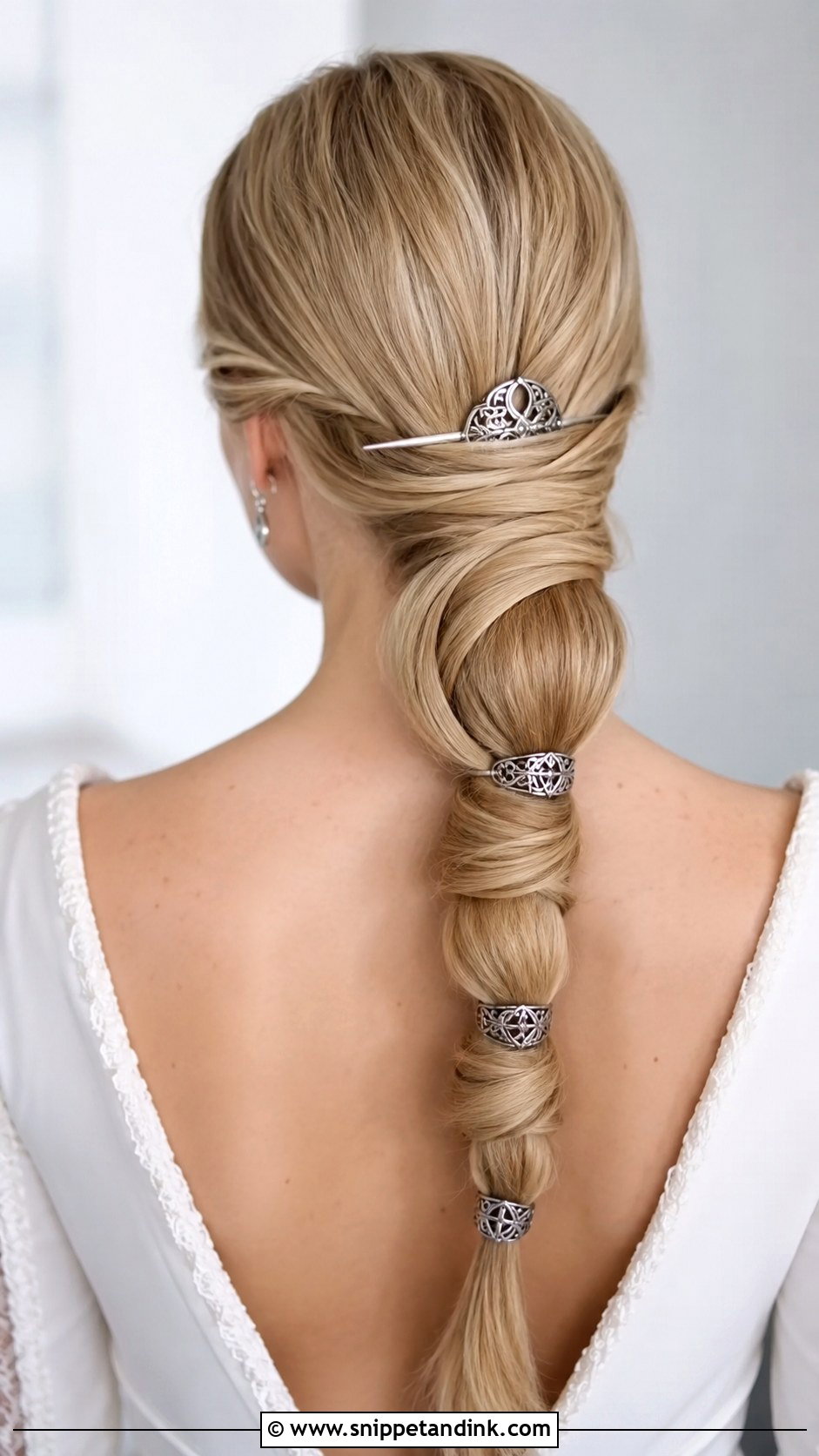 Elling Twist Viking Wedding Hairstyle - Snippet and Ink - 20 Viking Hairstyles Women Wedding