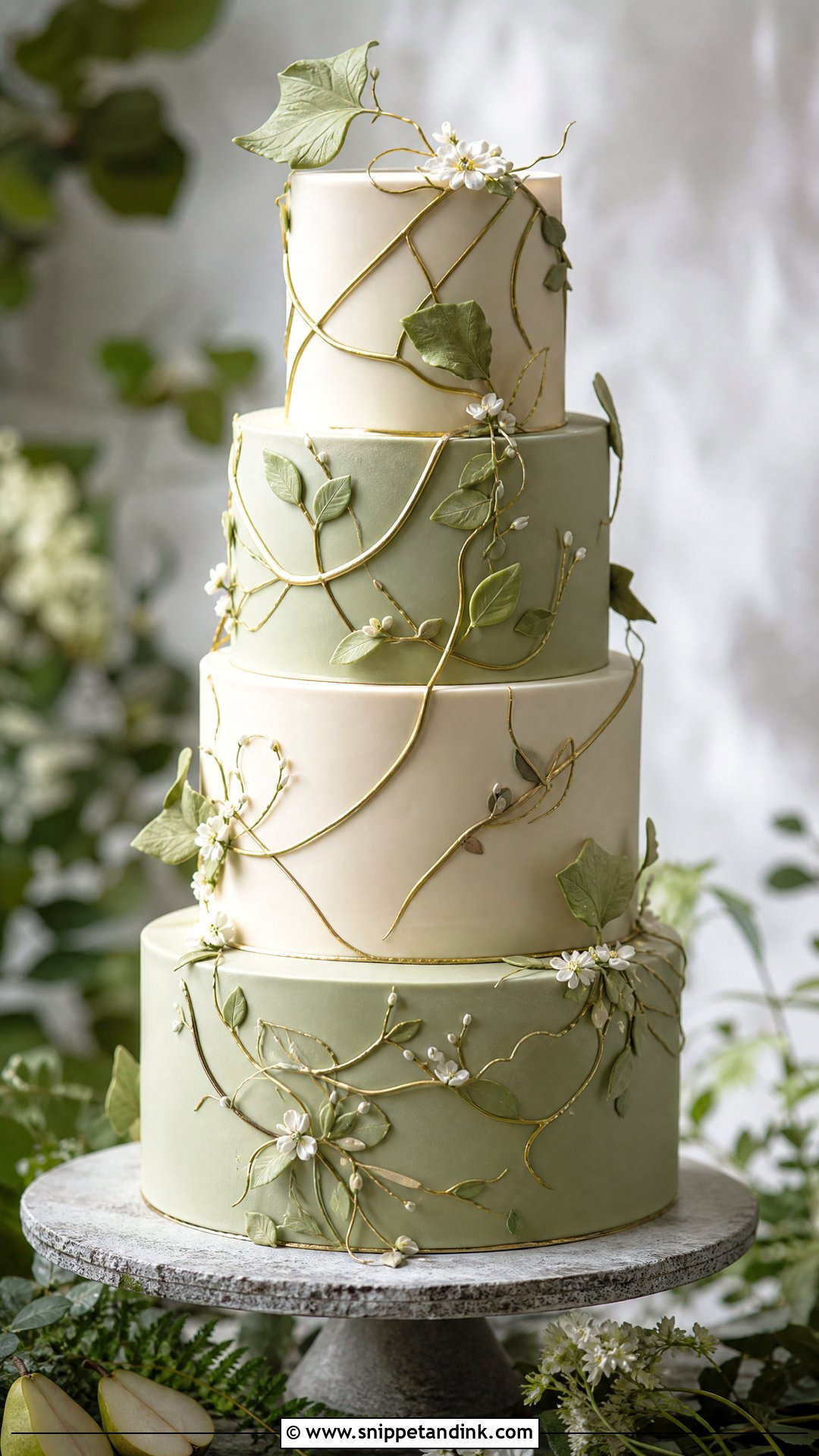 Elven Wedding Cake - Snippet and Ink - 30 Fantasy Cake Ideas for Wedding
