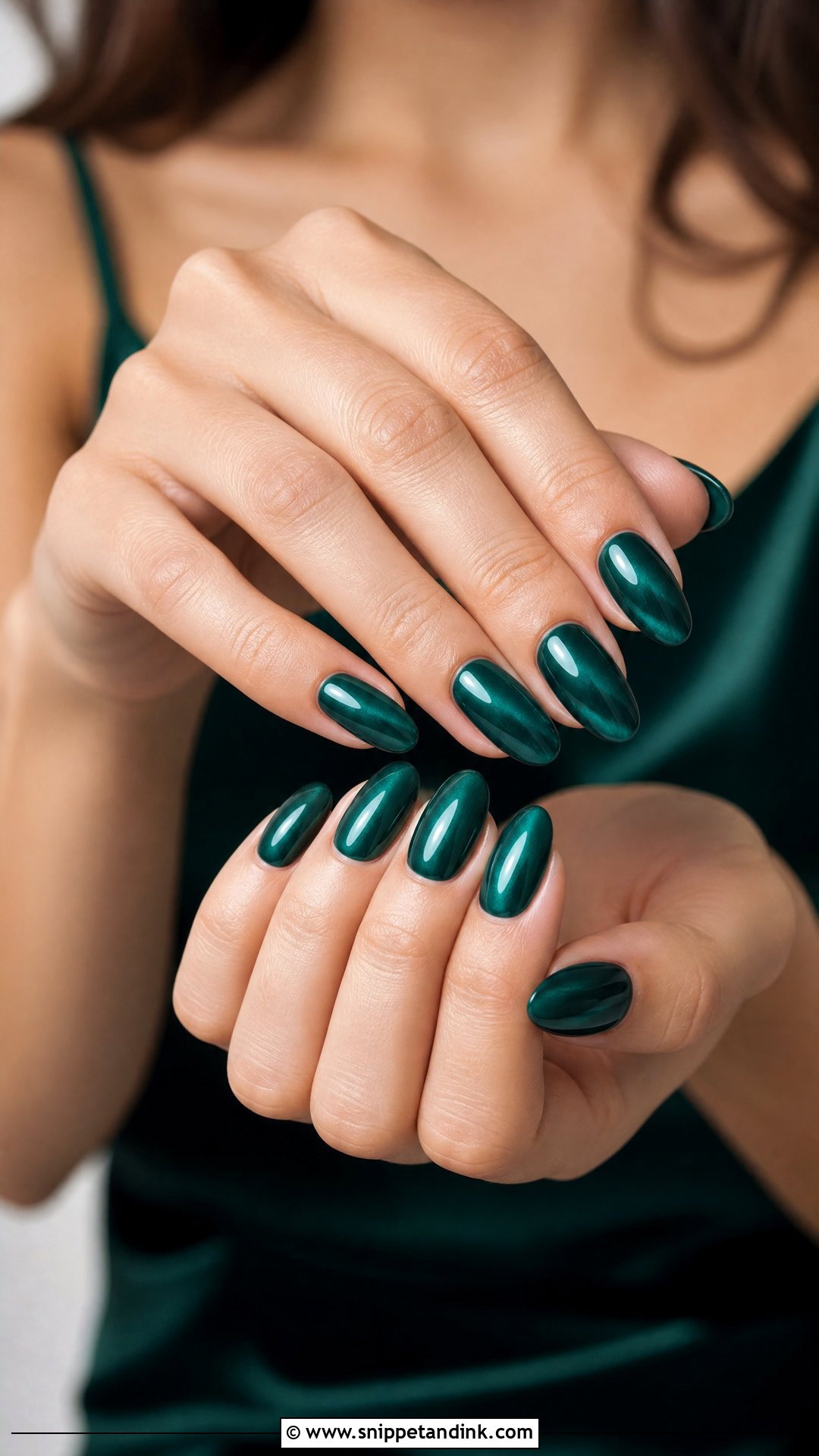 Emerald Bridesmaid Nails - Snippet and Ink - 35 Bridesmaid Nails