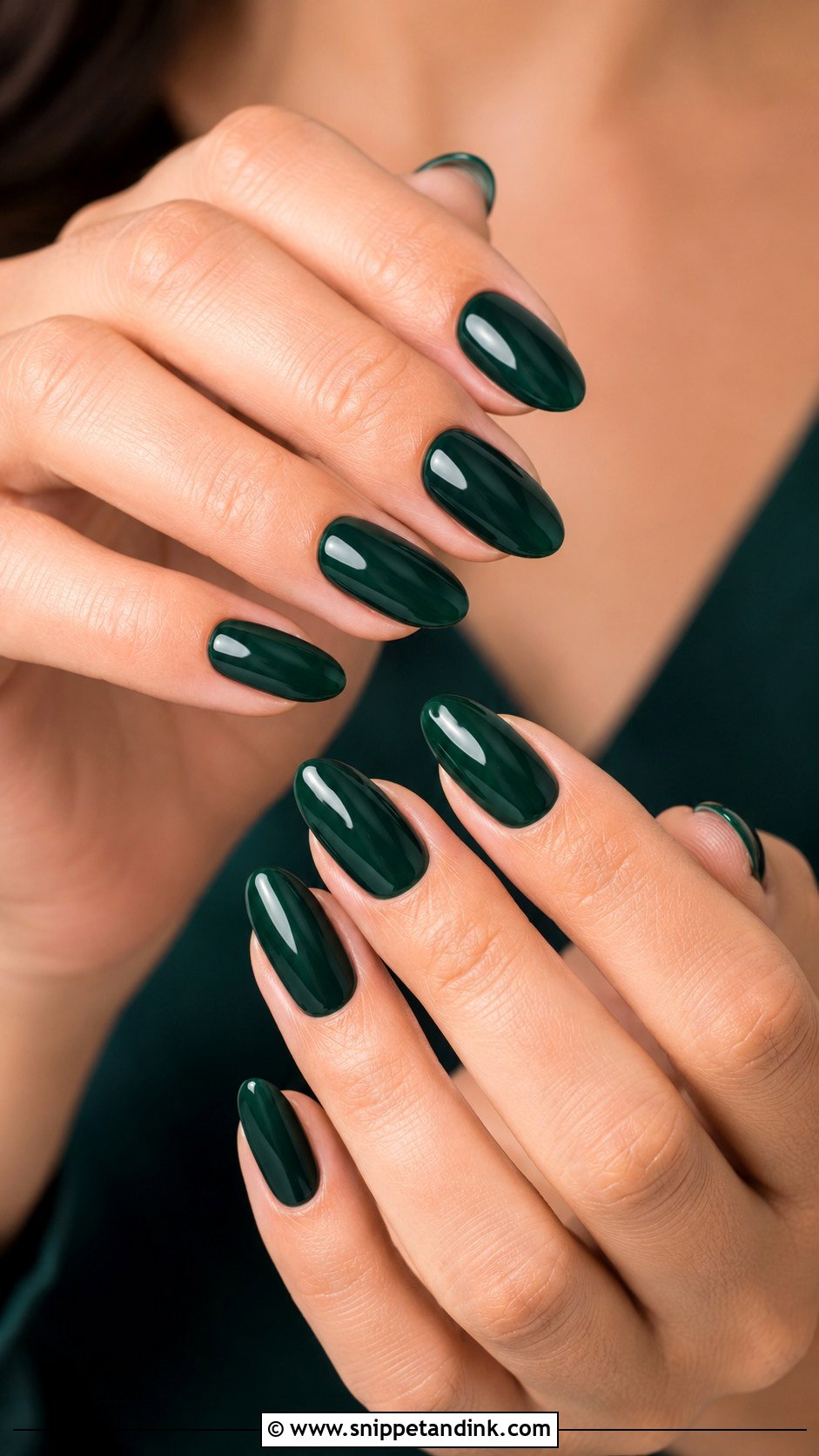 Emerald Green Bridesmaid Nails - Snippet and Ink - 20 Green Bridesmaid Nails