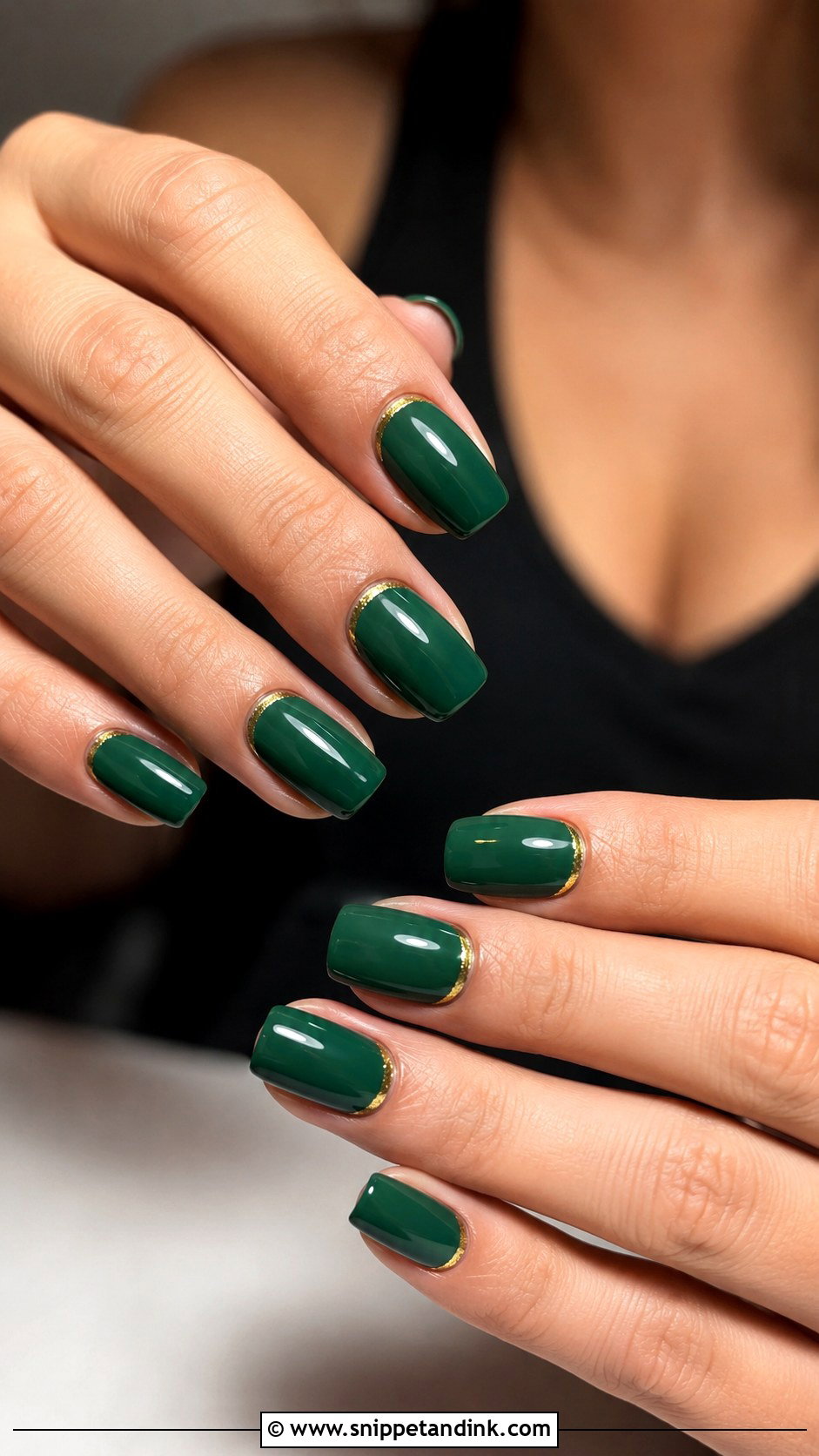 Emerald Green Nails - Snippet and Ink - 20 Nails for Indian Wedding Guest