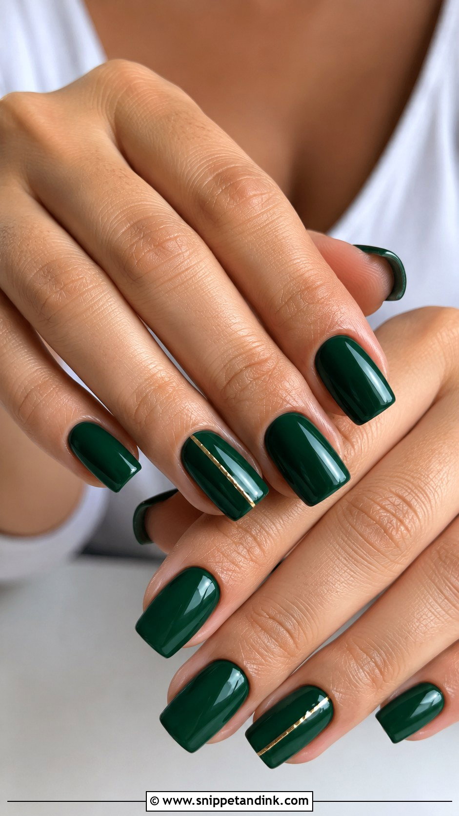 Emerald Green Square Wedding Nails - Snippet and Ink - 20 Emerald Green Wedding Nails