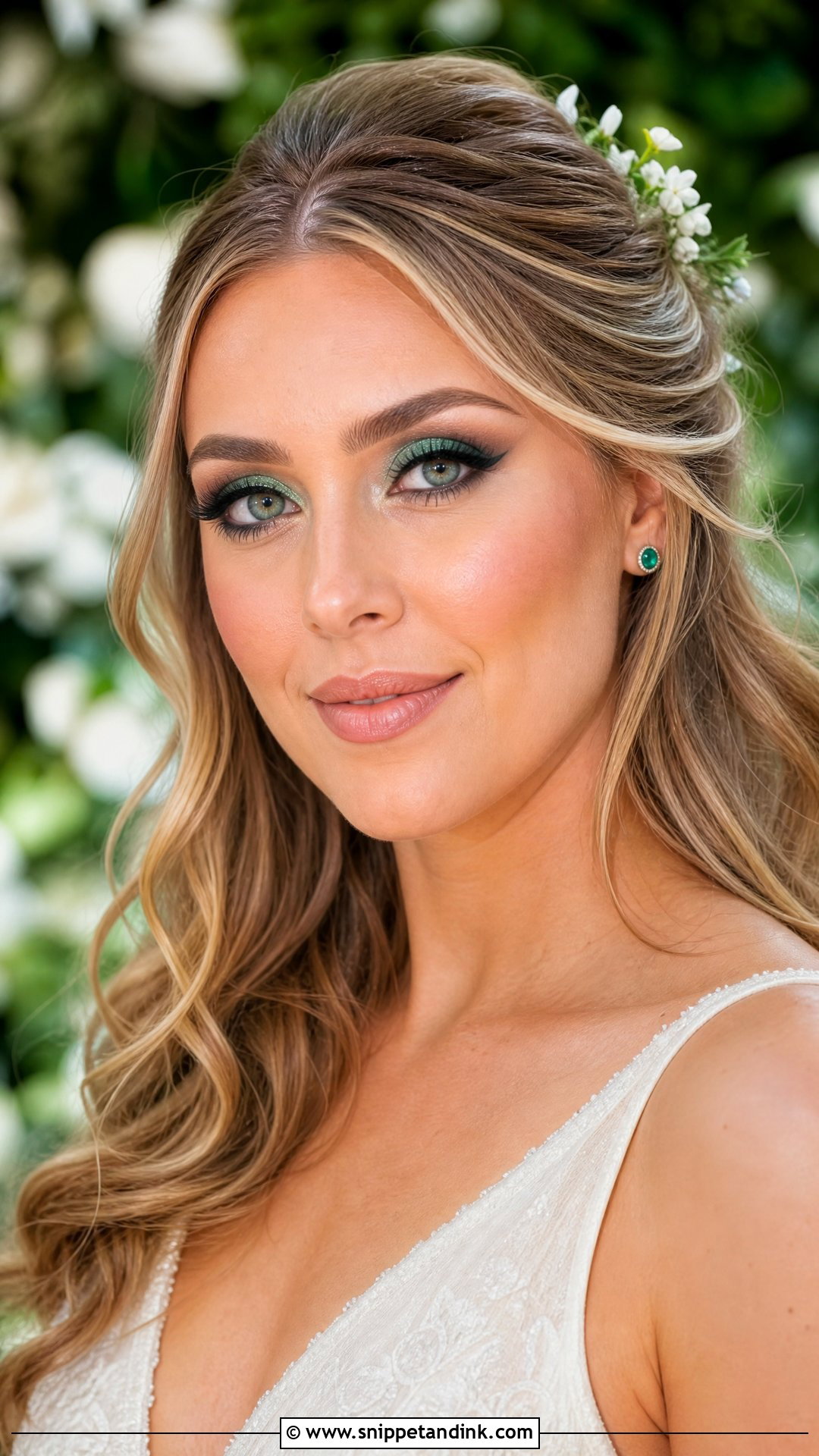 Emerald Green Wedding Makeup - Snippet and Ink - 20 Bold Wedding Makeup Ideas