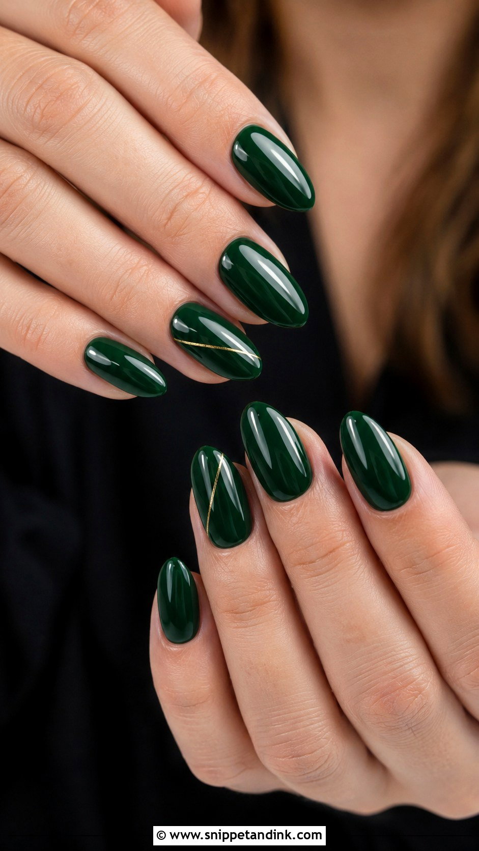 Emerald Winter Wedding Guest Nails - Snippet and Ink - 20 Winter Wedding Nails Guest